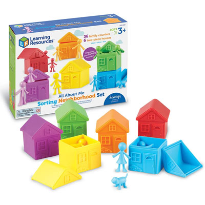 *BOX DAMAGED* All About Me Sorting Neighbourhood Set - by Learning Resources - LER3369/D