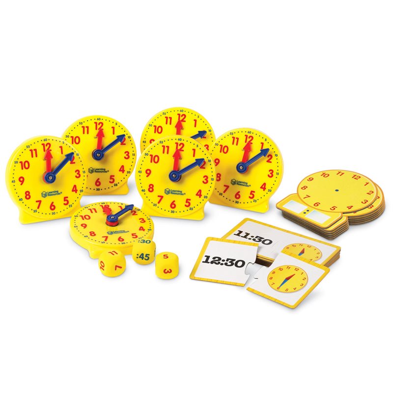 About Time! Small Group Activity Set - Set of 39 Pieces - by Learning Resources - LER3214