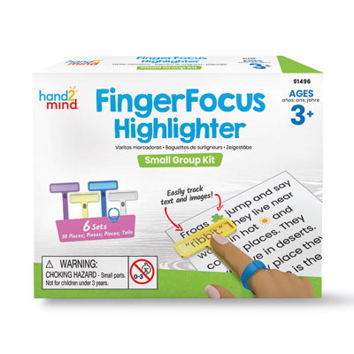 Fingerfocus Highlighters Small Group Set - by Hand2Mind - H2M91496