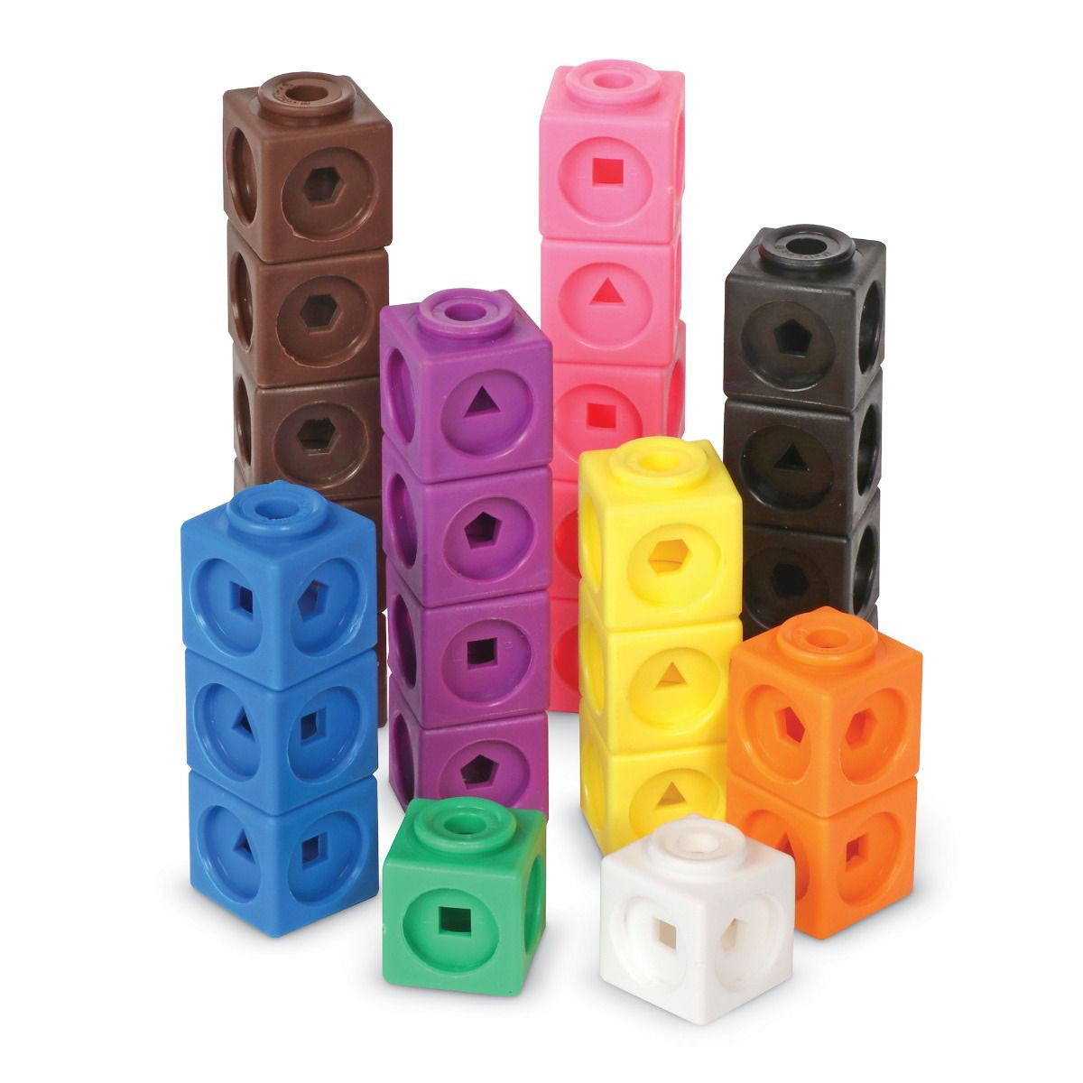 MATHLINK CUBES set 100 connecting cubes  maths muliplication division learning