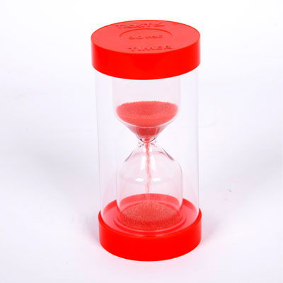 ColourBright Large Sand Timer - 30 Second - Red - CD92109