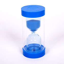 ColourBright Large Sand Timer - 5 Minute - Blue