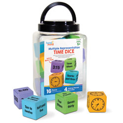 Multiple Representation Time Dice - Set of 16