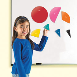 Magnetic Rainbow Angle Circles - Teacher Demonstration Set