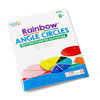 Magnetic Rainbow Angle Circles - Teacher Demonstration Set - H2M91052