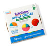Magnetic Rainbow Angle Circles - Teacher Demonstration Set - H2M91052