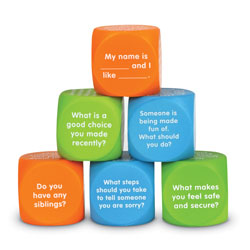 Let's Talk Cubes - Set of 6 - by Learning Resources