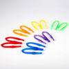 Translucent Colour Rainbow Tweezers - Set of 12 - CD73111