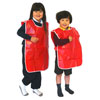 Children’s PVC Tabard  - Red - 61cm Length x 66cm Chest (Approx Ages 3-4) - MB1052