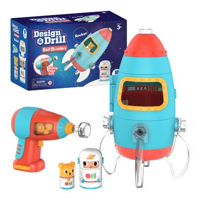 Design & Drill Bolt Buddies Rocket - by Educational Insights - EI-4187