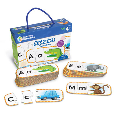 Upper & Lowercase Alphabet Puzzle Cards - by Learning Resources - LER6089