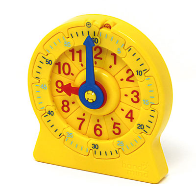 24-Hour Student NumberLine Clock - Approx 11cm - H2M92290