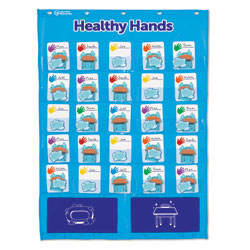 Healthy Hands Pocket Chart - by Learning Resources