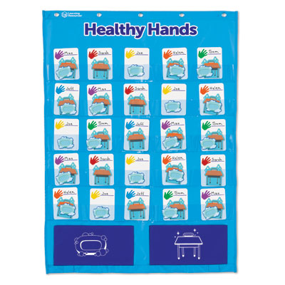 Healthy Hands Pocket Chart - by Learning Resources - LER4364