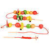 Wooden Lacing Fruits - Set of 21 (includes 3 Laces) - CD74015