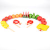 Wooden Lacing Fruits - Set of 21 (includes 3 Laces) - CD74015