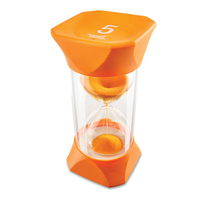 Jumbo Sand Timer - 5-Minute (Orange) - by Hand2Mind - H2M93068