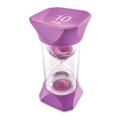 Jumbo Sand Timer - 10-Minute (Purple) - by Hand2Mind - H2M93069