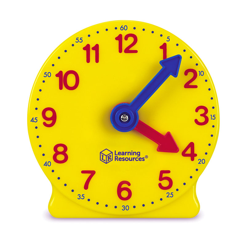 Big Time Geared Mini Clock by Learning Resources LER3675 Primary ICT