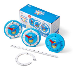 Advanced NumberLine Clock - Approx 11cm - Set of 6