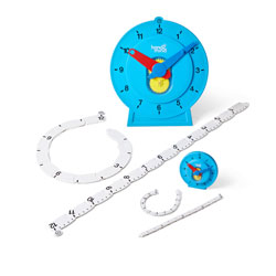 Advanced NumberLine Clock Class Bundle - includes 1x Teacher & 24x Student Clocks