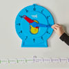 Advanced NumberLine Clock Class Bundle - includes 1x Teacher & 24x Student Clocks - H2M93412