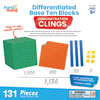 Differentiated Base Ten Blocks Demonstration Clings - by Hand2Mind - H2M92855