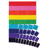 Rainbow Fraction Tiles Demonstration Clings - by Hand2Mind - H2M92861