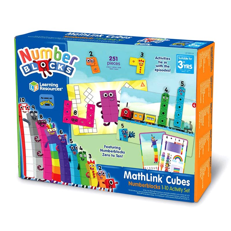 MathLink Cubes Numberblocks 1-10 - Activity Set - LSP0949-UK