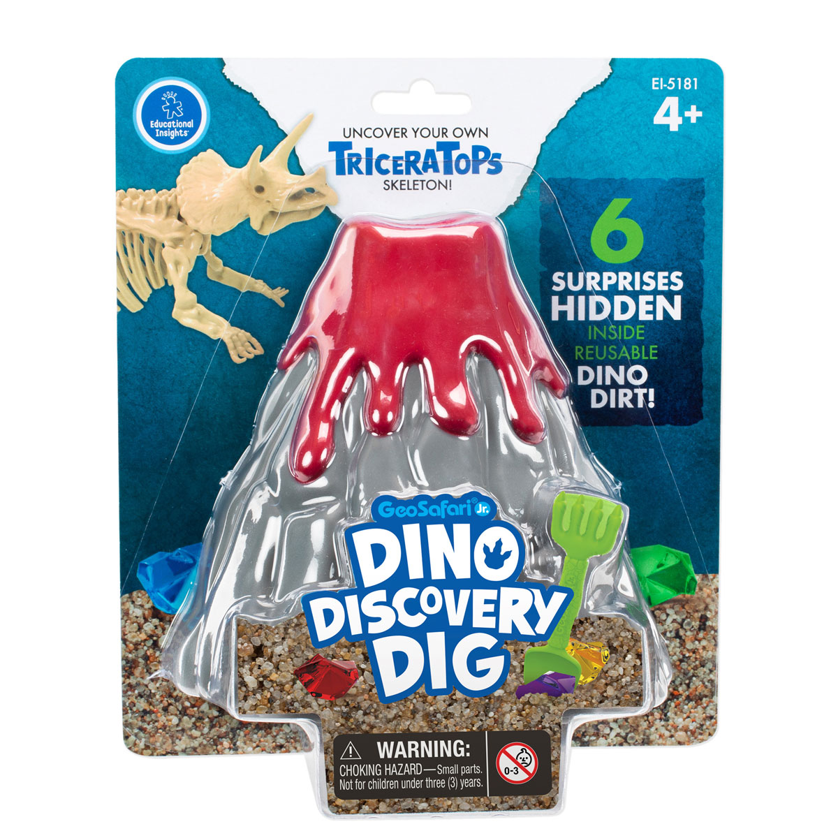 GeoSafari Jr. Dino Discovery Dig Triceratops EI 5181 Primary ICT