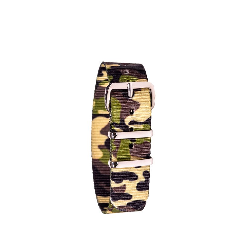 Watch Strap: Green Camo - by EasyRead Time Teacher - WS-GC