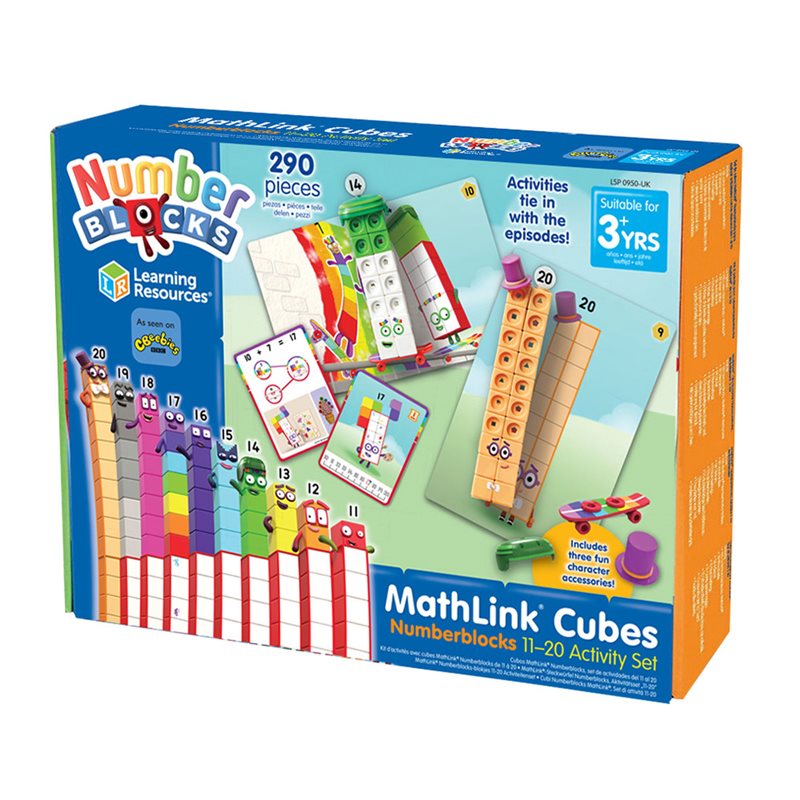 MathLink Cubes Numberblocks 11-20 - Activity Set - LSP0950-UK