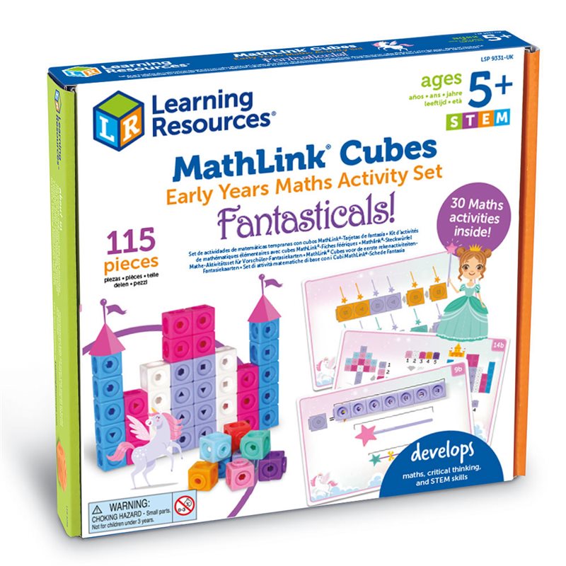 MathLink Cubes Early Maths Activity Set: Fantasticals - by Learning Resources - LSP9331-UK