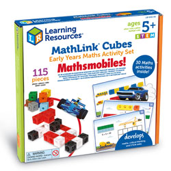 MathLink Cubes Early Maths Activity Set: Mathmobiles - by Learning Resources