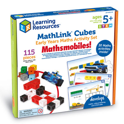 MathLink Cubes Early Maths Activity Set: Mathmobiles - by Learning Resources - LSP9332-UK