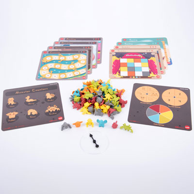 Monster Counters Activity Set - Set of 83 Pieces - CD75188