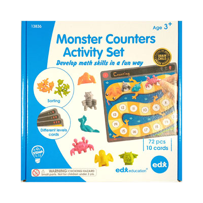 Monster Counters Activity Set - Set of 83 Pieces CD75188 | Primary ICT