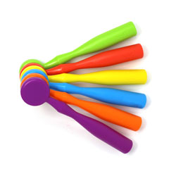 Colourful Magnetic Wands - Set of 6