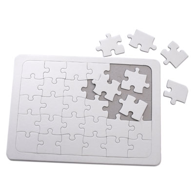 Blank Jigsaw Puzzle - Single - MB7077
