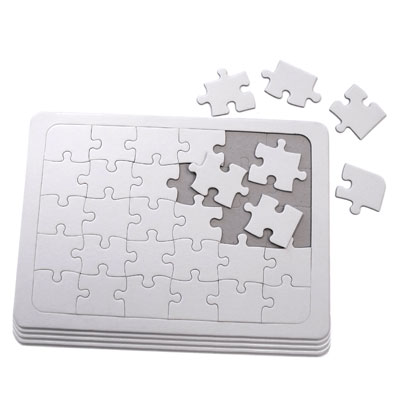 Blank Jigsaw Puzzle - Pack of 4 - MB7077-4