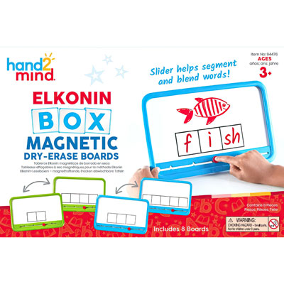Elkonin Box Phoneme Magnetic Dry-Erase Boards - H2M94476