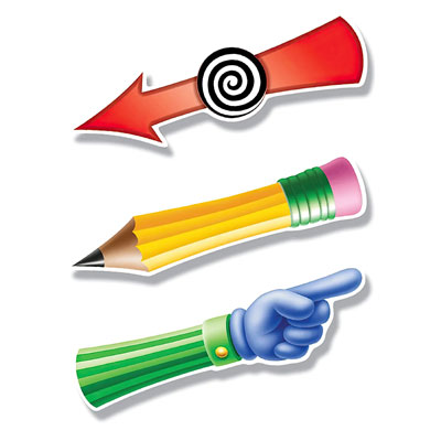 *BOX DAMAGED* SpinZone Magnetic Front of Class Whiteboard Spinners - Set of 3 - EI-1768/D