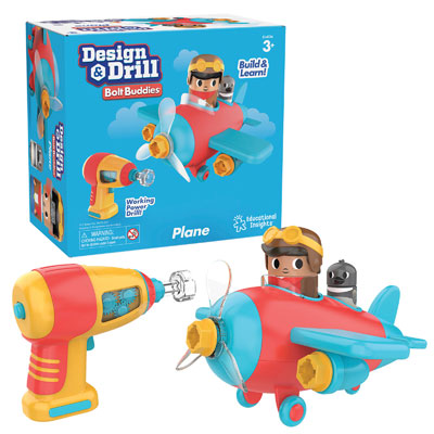 Design & Drill Bolt Buddies Plane - by Educational Insights - EI-4136