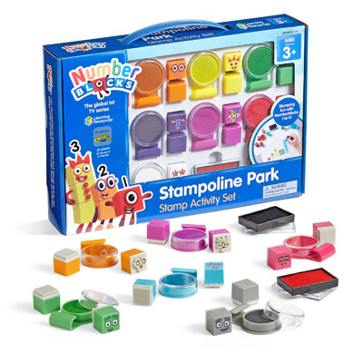 Numberblocks Stampoline Park Stamp Activity Set - H2M94563-UK