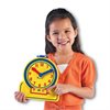 Primary Time Teacher 22.5cm Geared Junior Clock (24 Hour) - by Learning Resources - LSP2993-UK