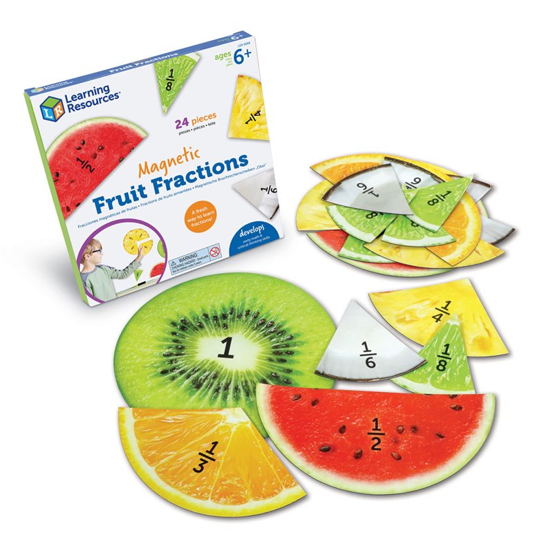 Magnetic Fruit Fractions - by Learning Resources - LER5068