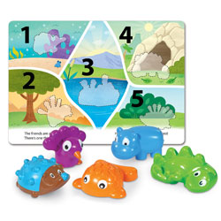 Spike And Friends Counting & Colours Book Set - by Learning Resources