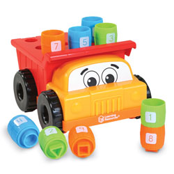 Tony The Peg Stacker Dump Truck - by Learning Resources