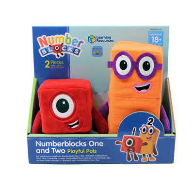 Numberblocks One and Two Playful Pals - H2M94554-UK