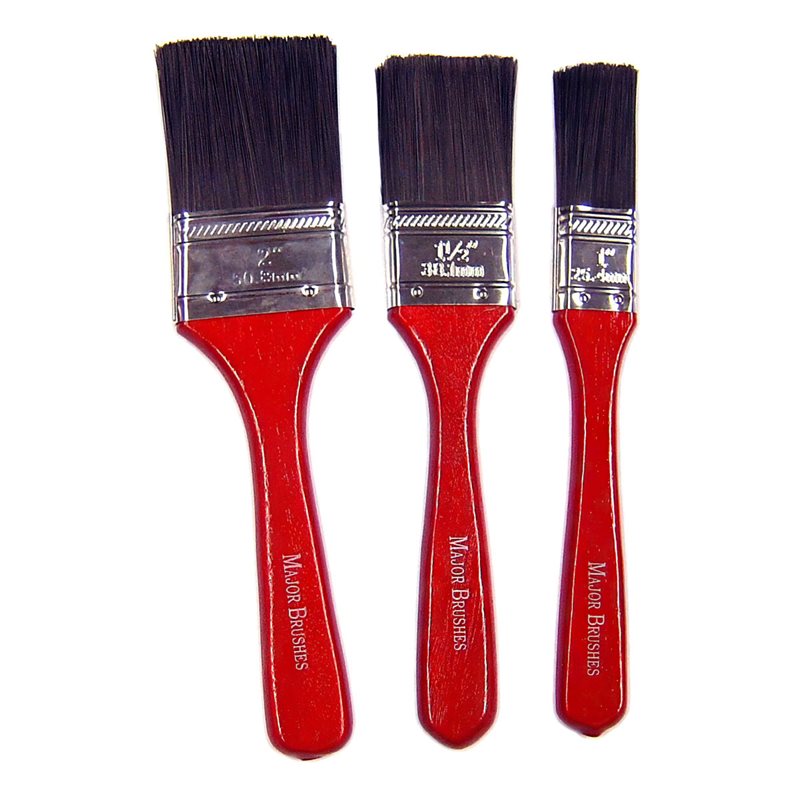 Decorating/Varnish Brushes - Mixed Set of 3 - MB326-3